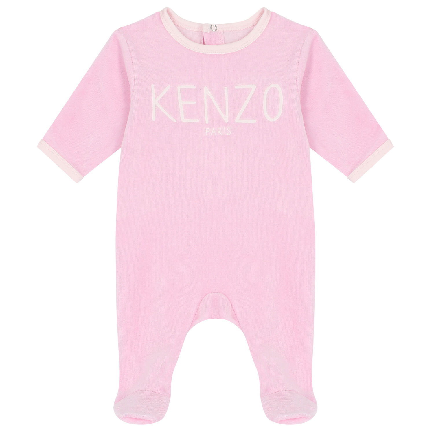 Baby Girls Pink Logo & Animals Babygrows Gift Set, 2, hi-res